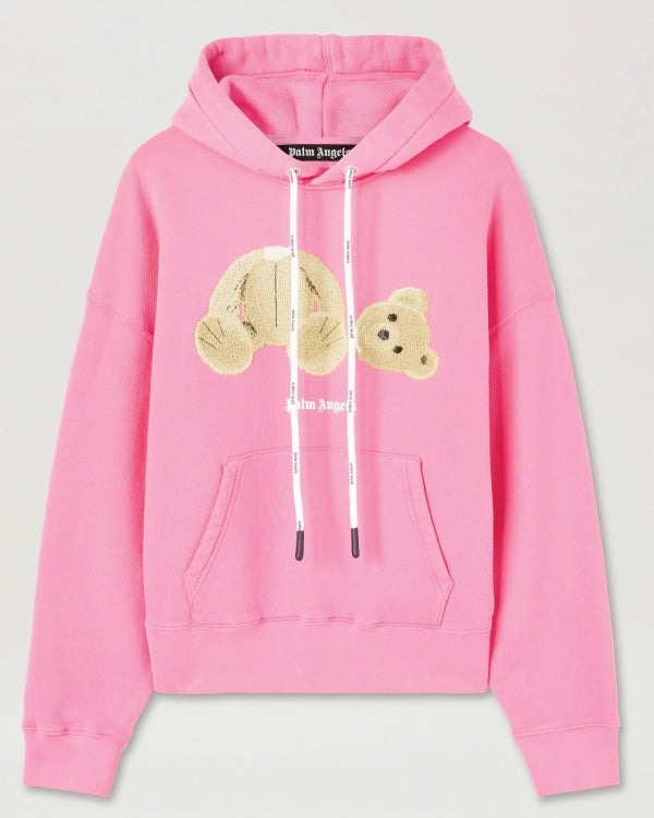 Palm-Angels-Bear-Pink-Hoodie