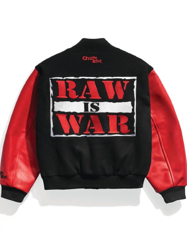 RawIsWarRetroVarsityJacket